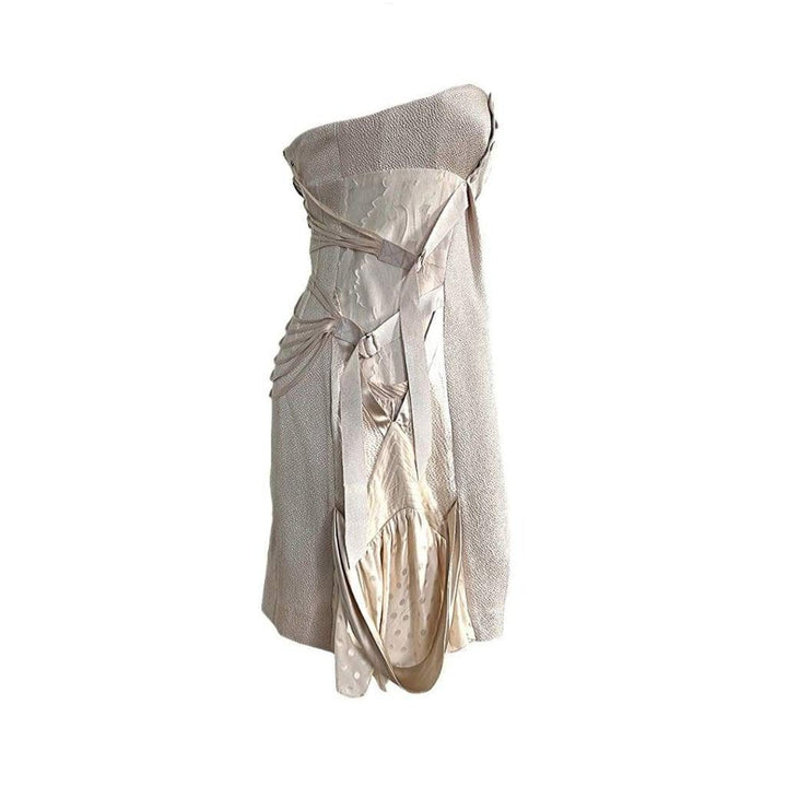 Runway Silk Blend Dress