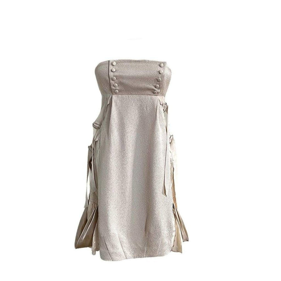 BCBGMAXAZRIA-Runway Silk Blend Dress - Runway Catalog