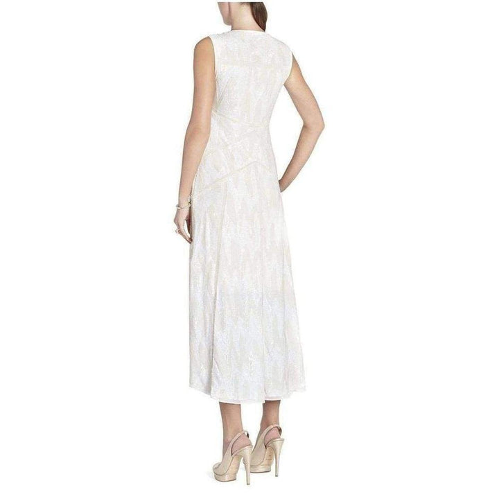 Salma All Over Sequin Deep V-neck Dress WJB6W112-1O6