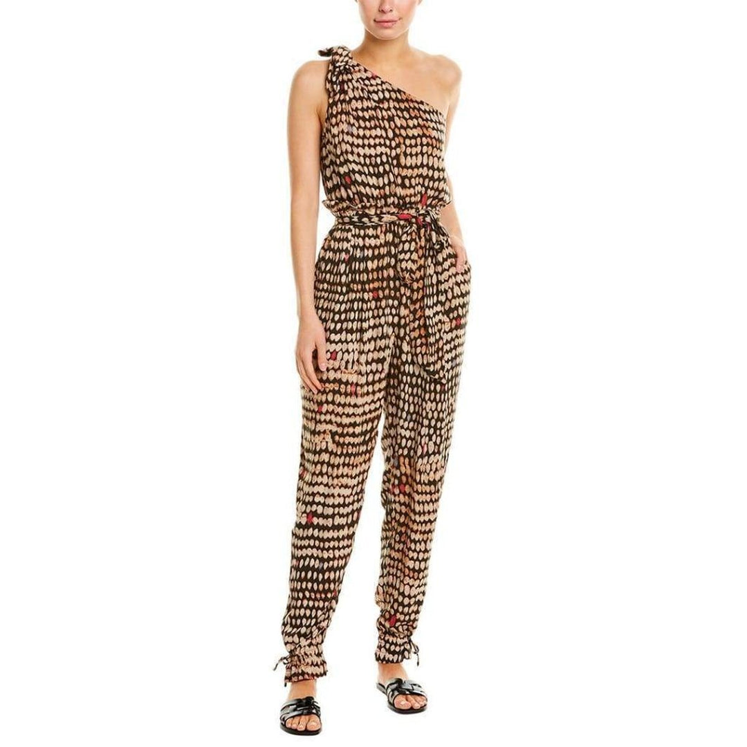Sandy Dots One-Shoulder Jumpsuit