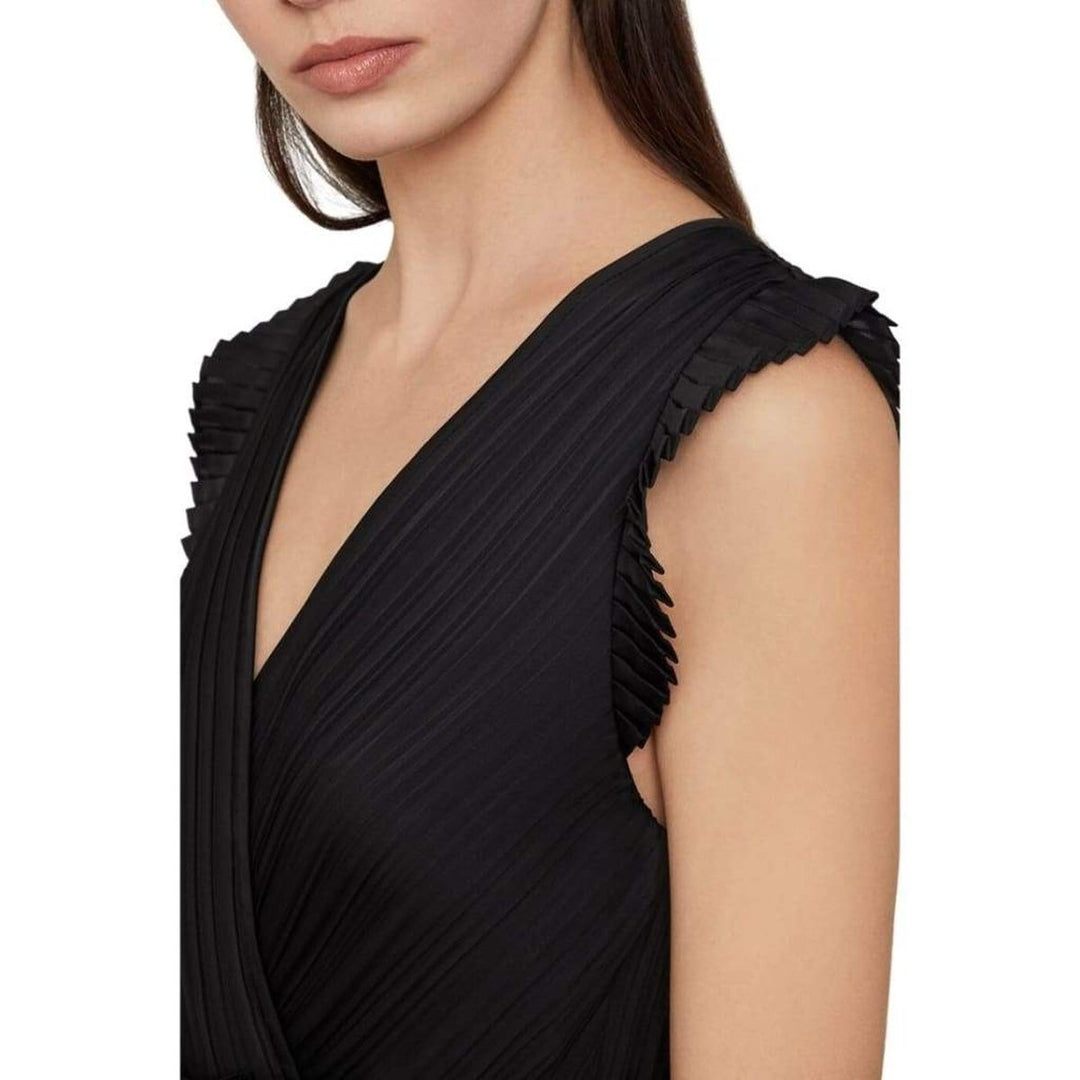 Satin Plisse Day Dress