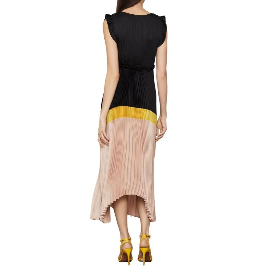 Satin Plisse Day Dress