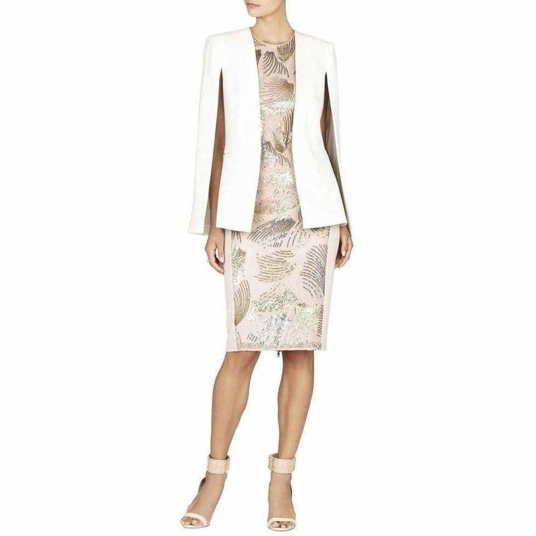 Savannah Fan Sequin Pleated Back Top IFV1T284-Q6R