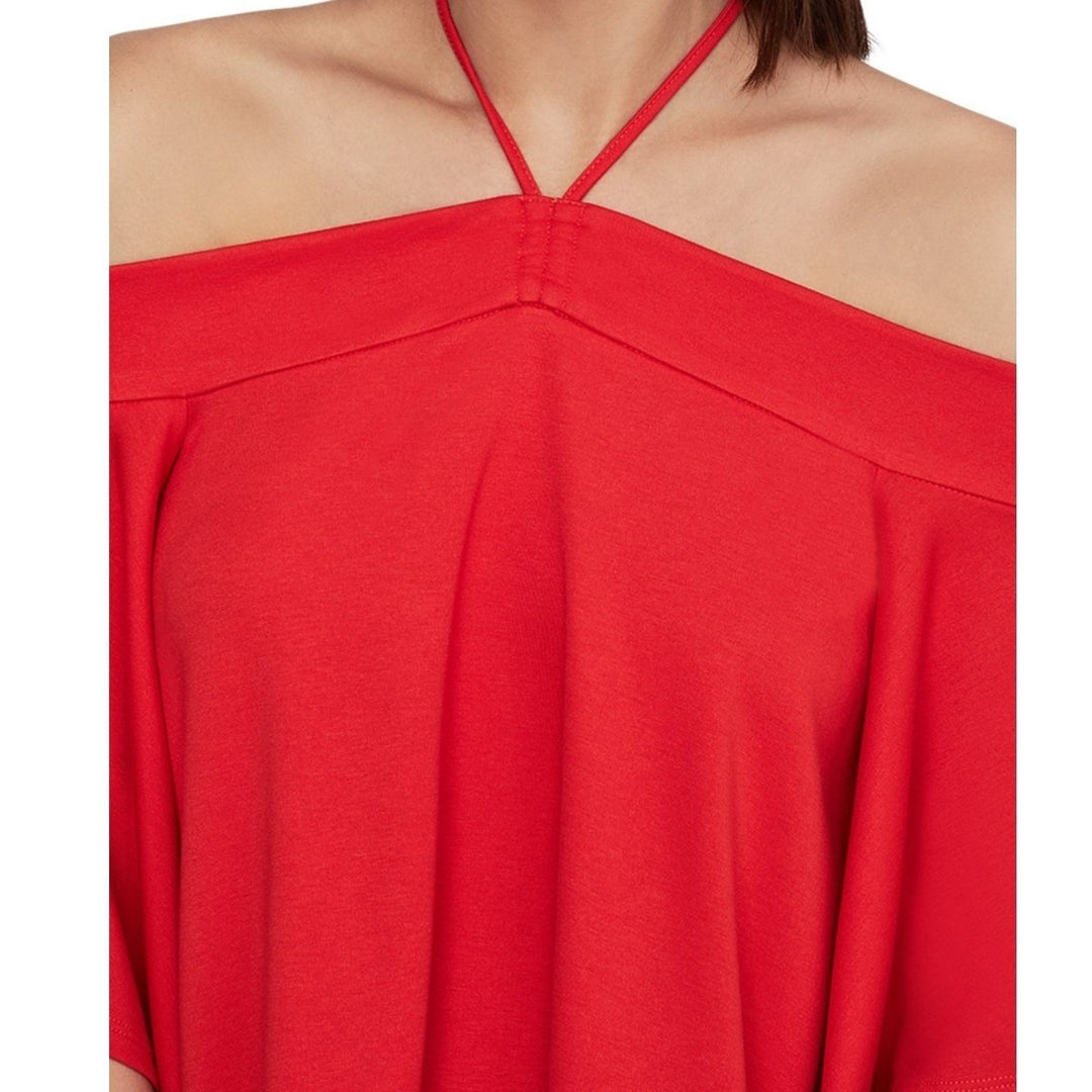 Scarlet Crop Off Shoulder Top