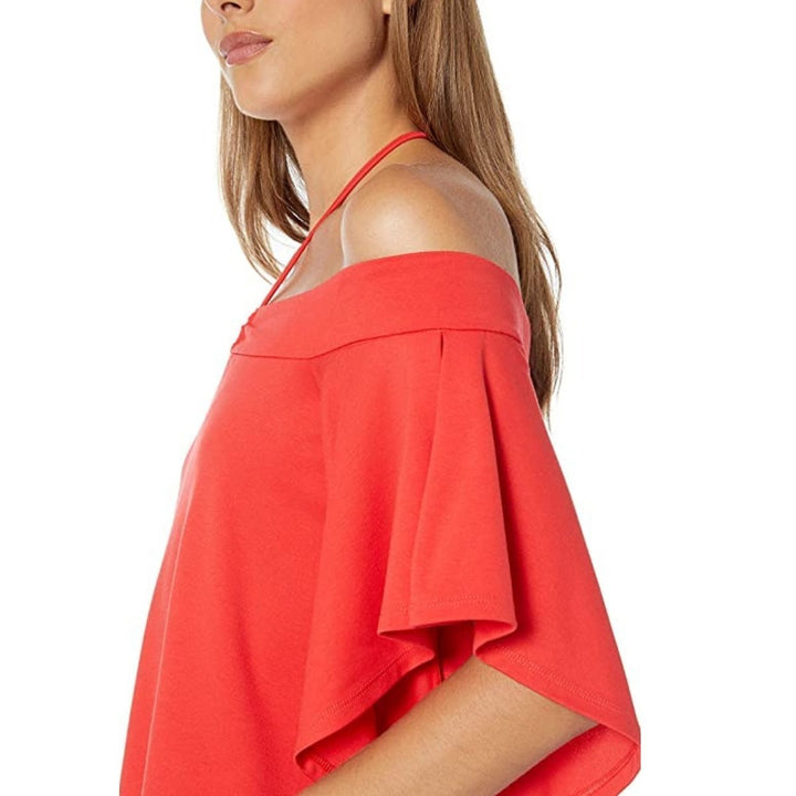 Scarlet Crop Off Shoulder Top