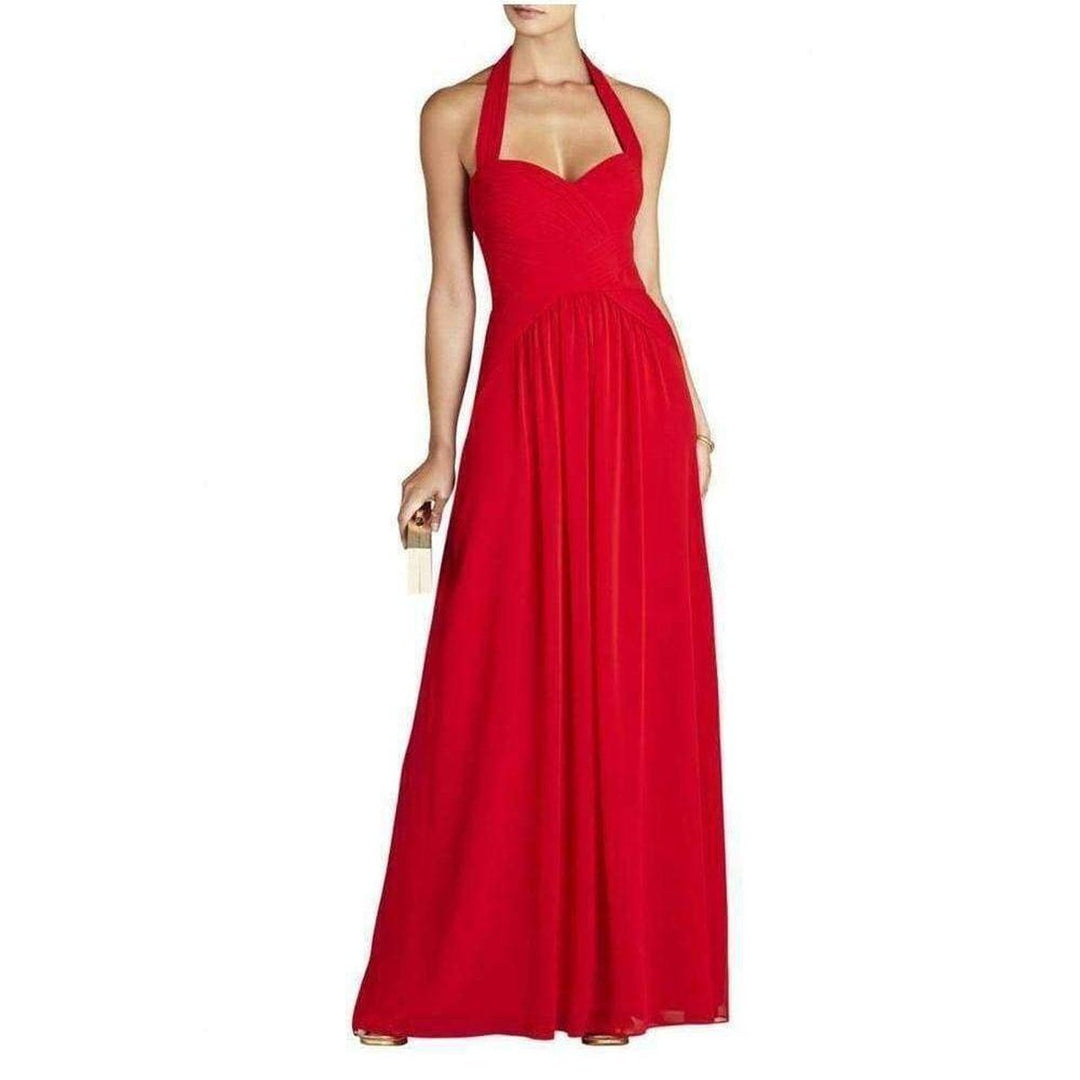 Selene Halter Neck Ruched Dress