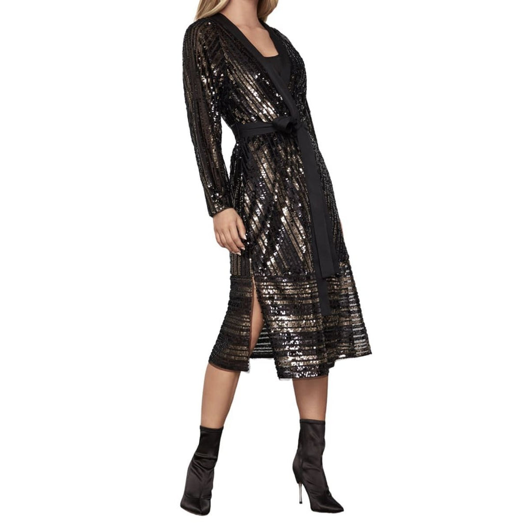 Sequin Wrap Dress