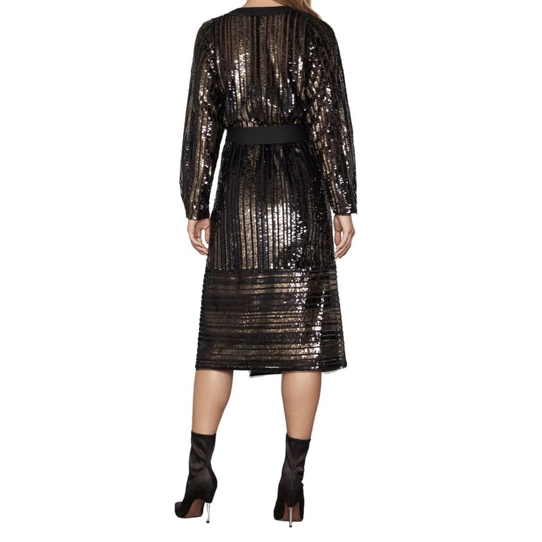 Sequin Wrap Dress