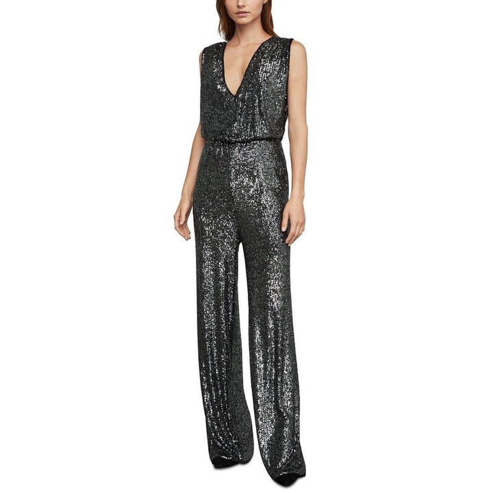 Sequinned Wide-Leg Jumpsuit