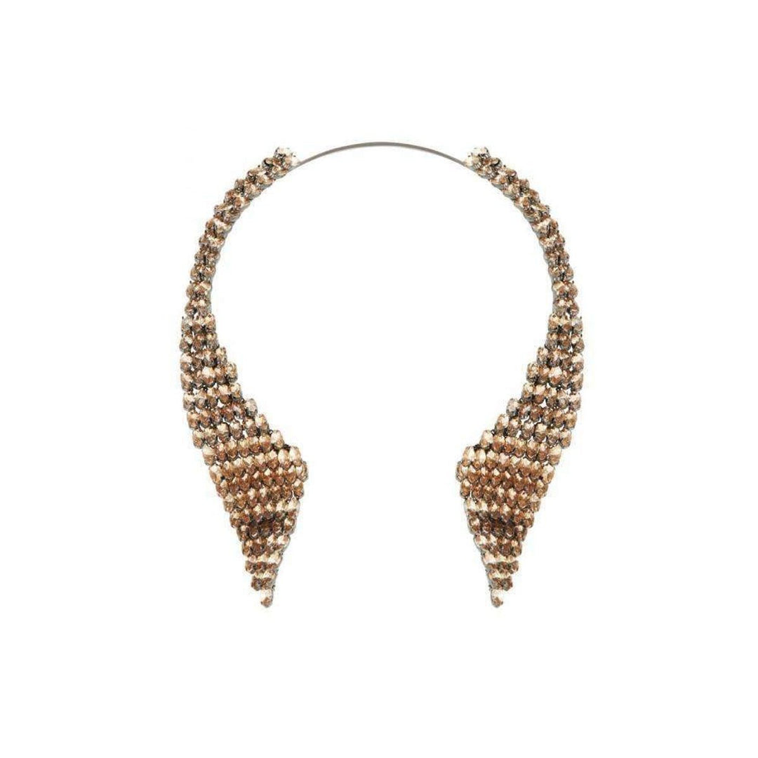 BCBGMAXAZRIA-Shadow Blush Stone Collar Necklace - Runway Catalog