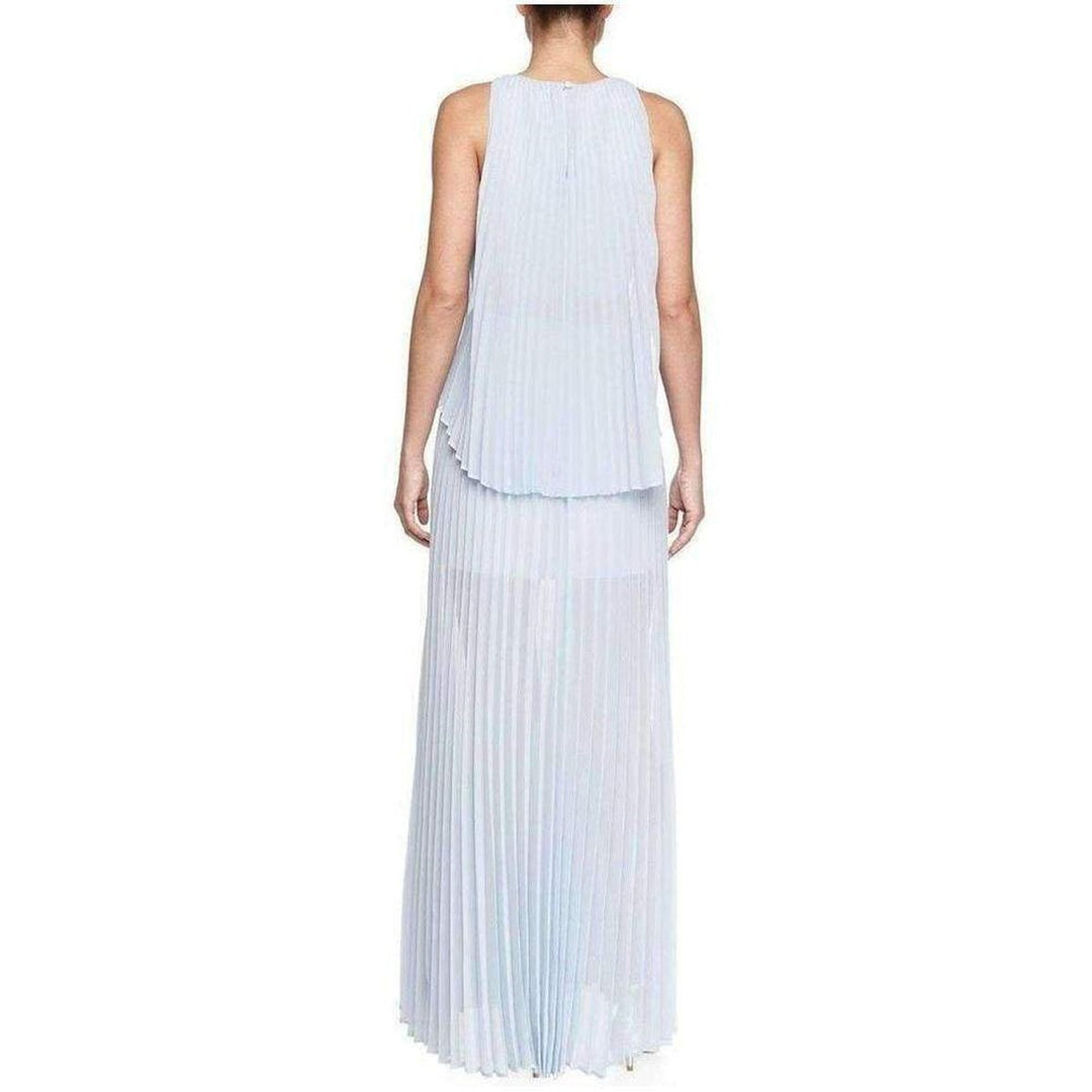 Shaina Sleeveless Pleated Gown