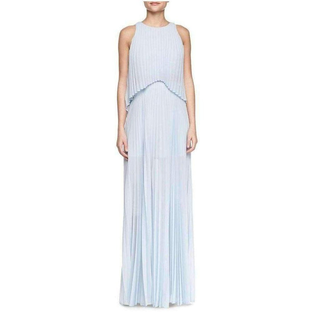 BCBGMAXAZRIA-Shaina Sleeveless Pleated Gown - Runway Catalog