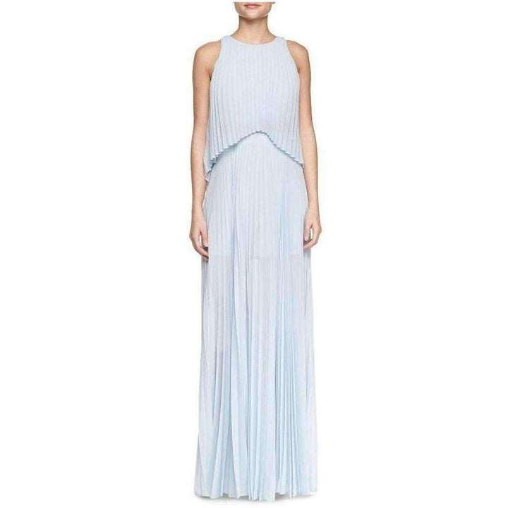 BCBGMAXAZRIA-Shaina Sleeveless Pleated Gown - Runway Catalog