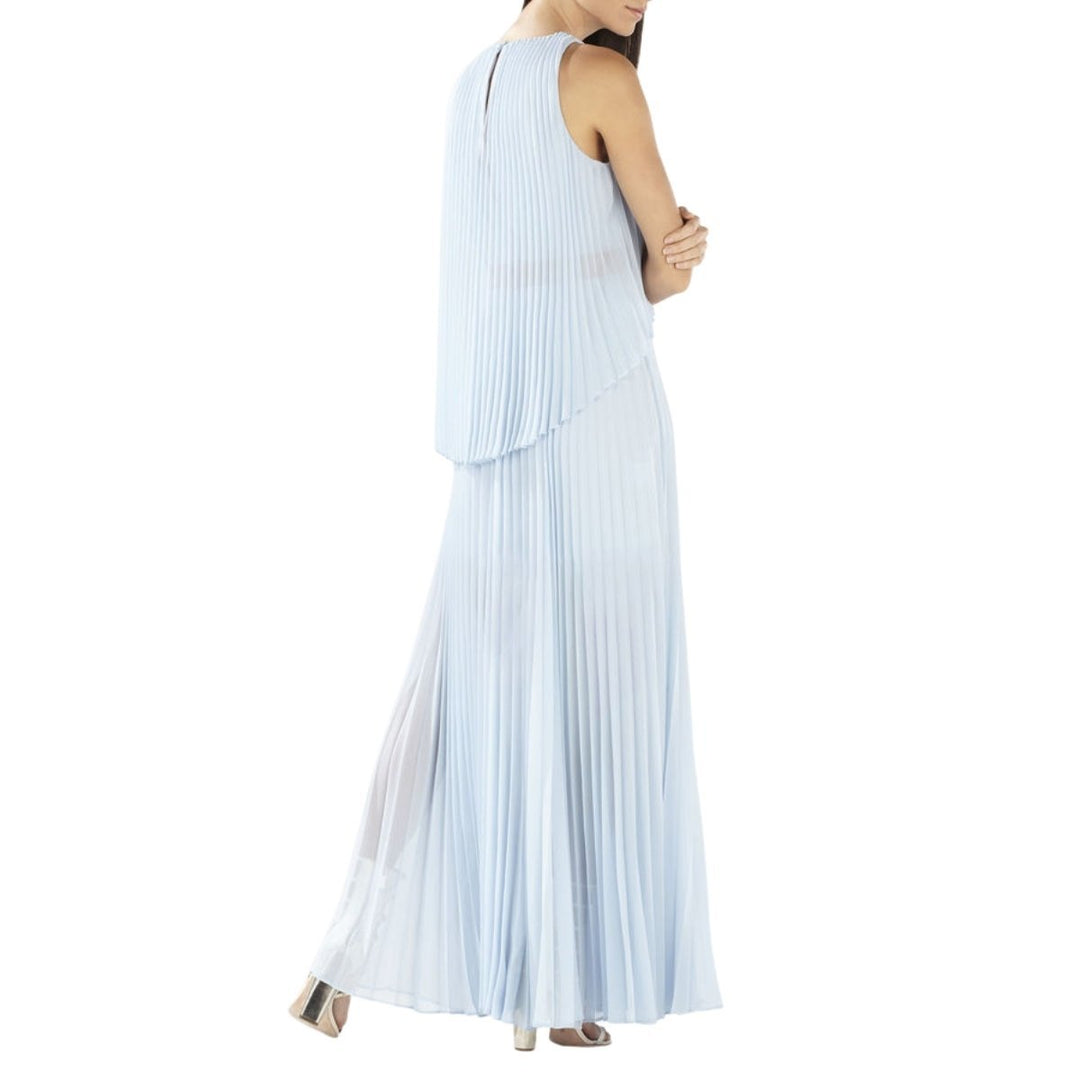 Shaina Sleeveless Pleated Gown