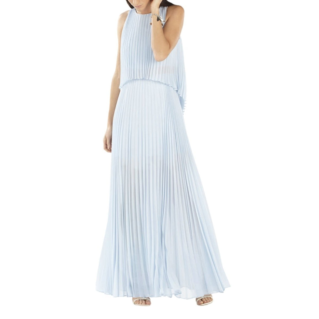 Shaina Sleeveless Pleated Gown