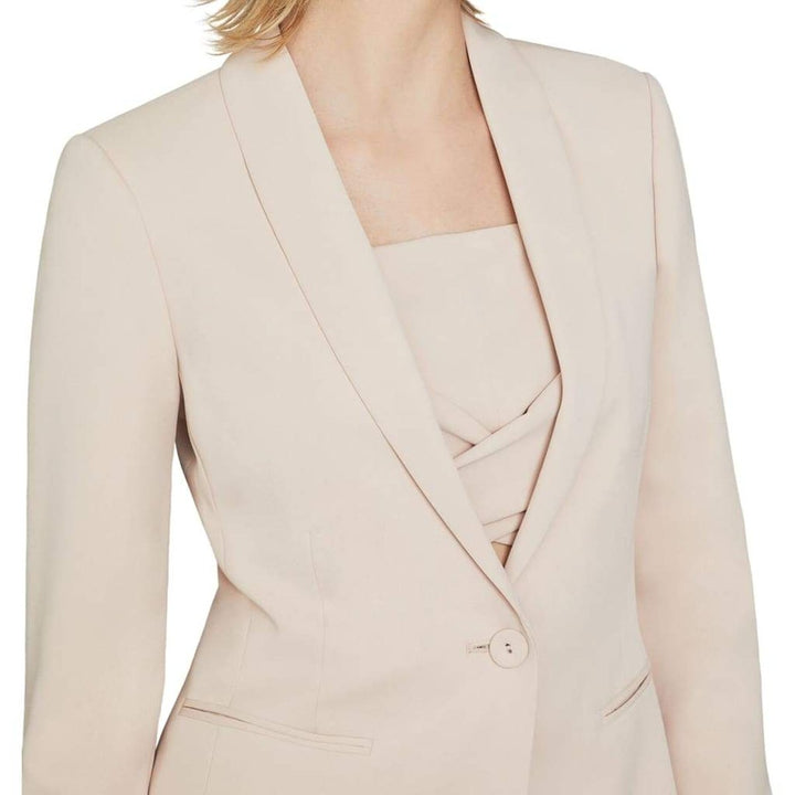 Shawl-Collar Twill Jacket