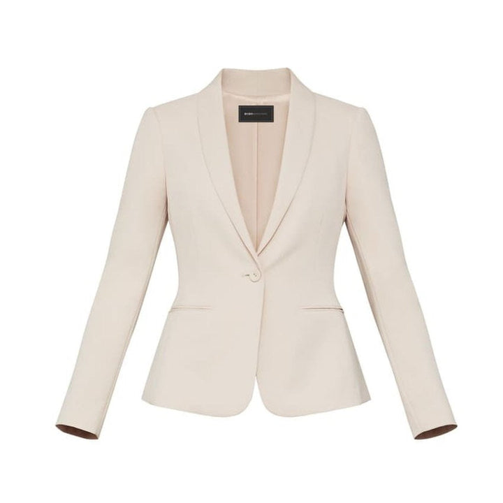 BCBGMAXAZRIA-Shawl-Collar Twill Jacket - Runway Catalog