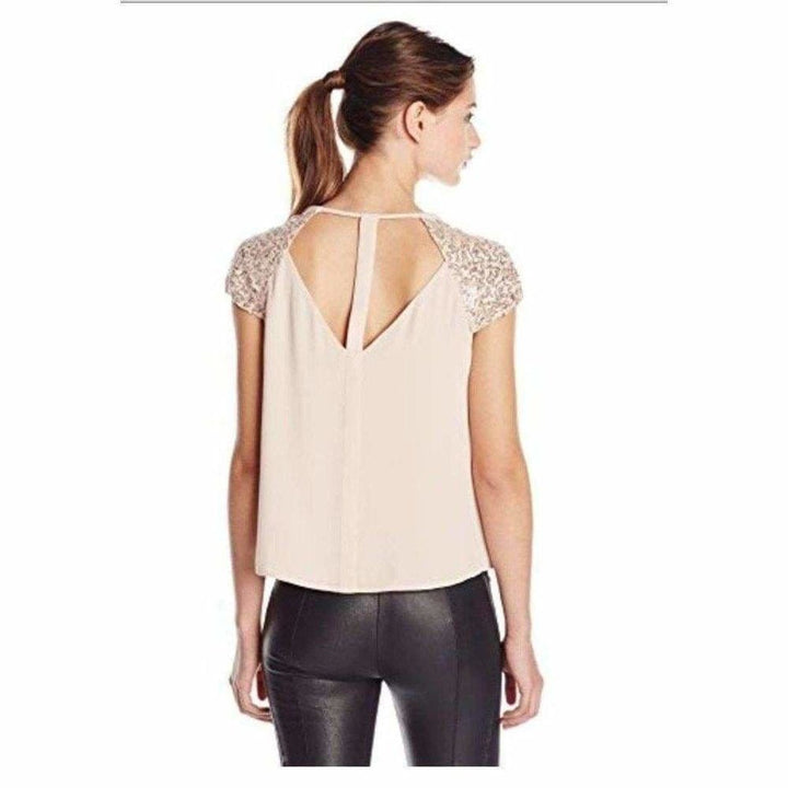 Sierra Woven Burnout Top