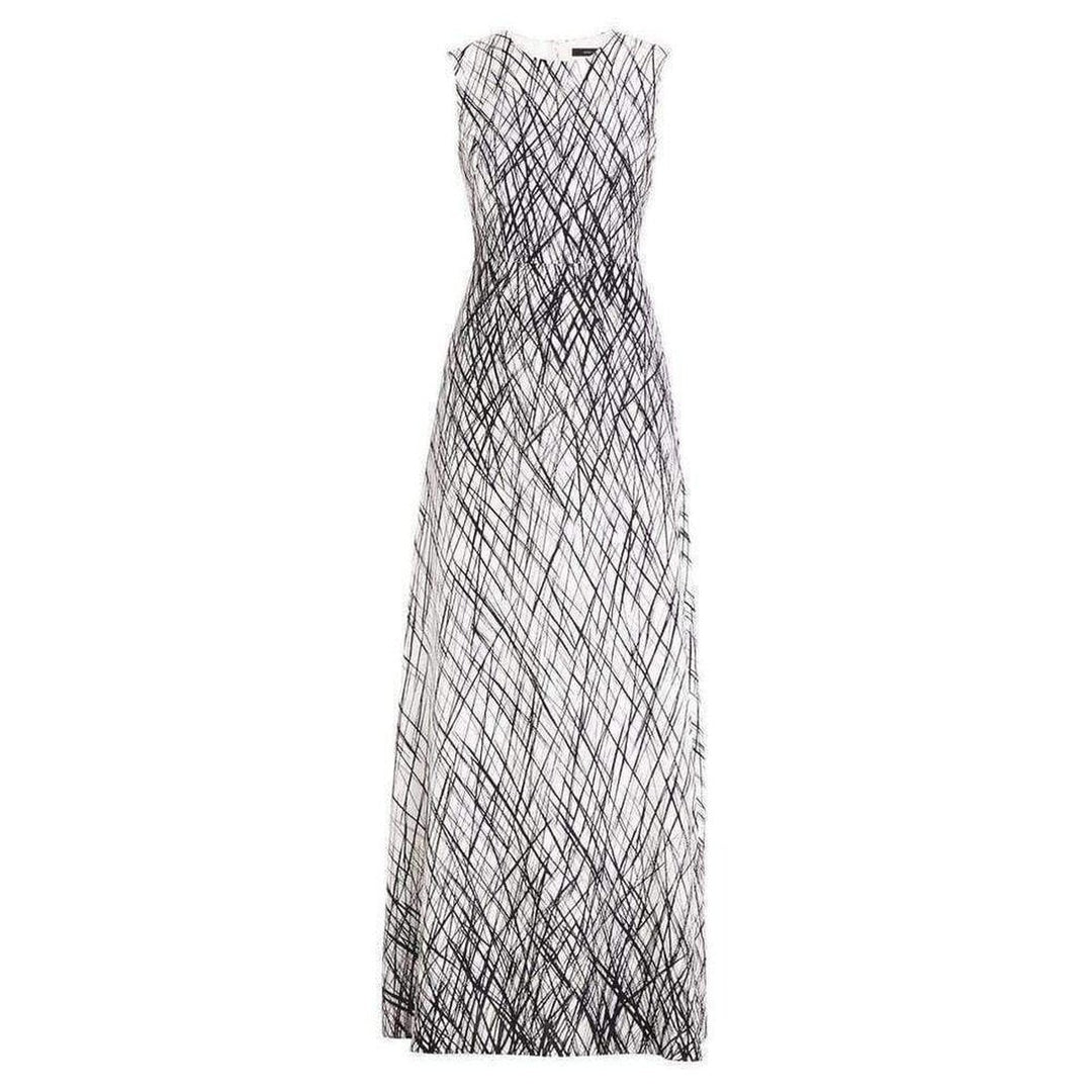 BCBGMAXAZRIA-Sleeveless Printed Gown Dress - Runway Catalog