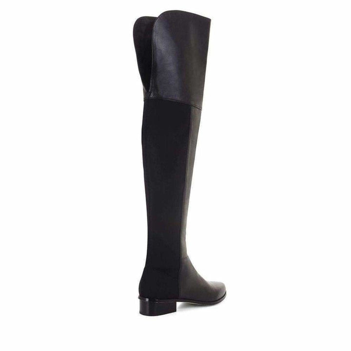 Slink Over the Knee Black Leather Boots