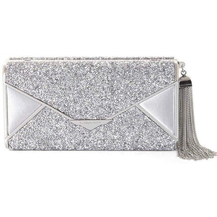 Slone Silver Rock Crystal Envelop Clutch