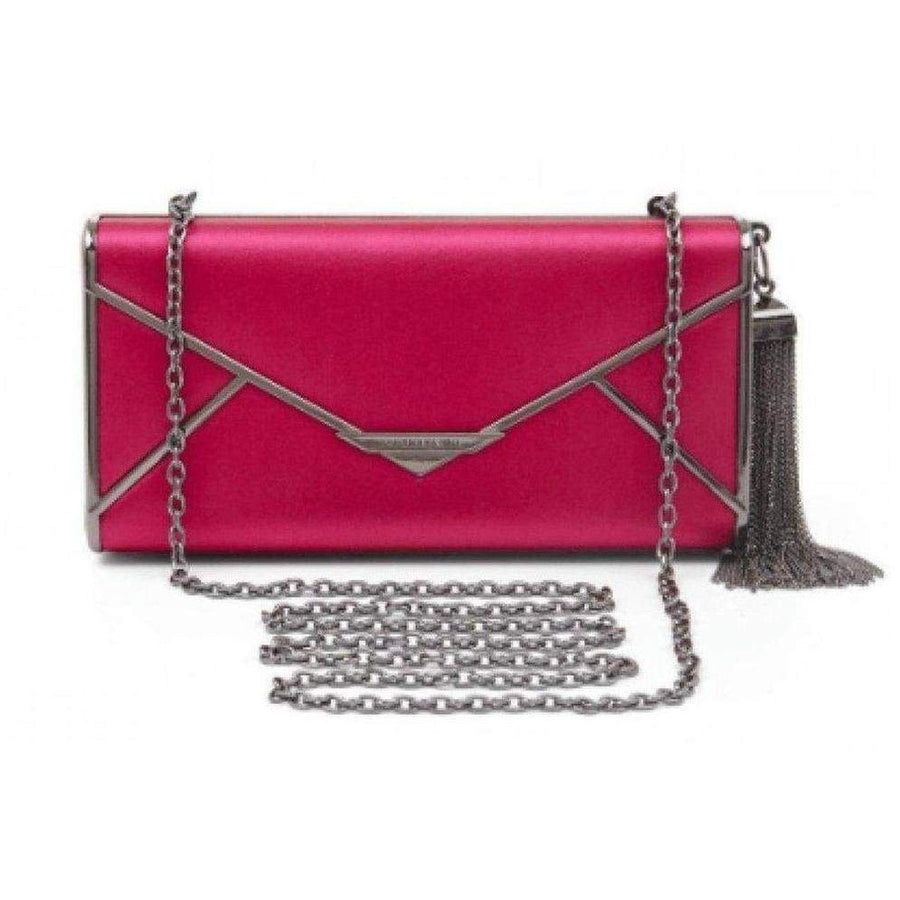 BCBGMAXAZRIA-Slone Tassel-Detail Clutch - Runway Catalog