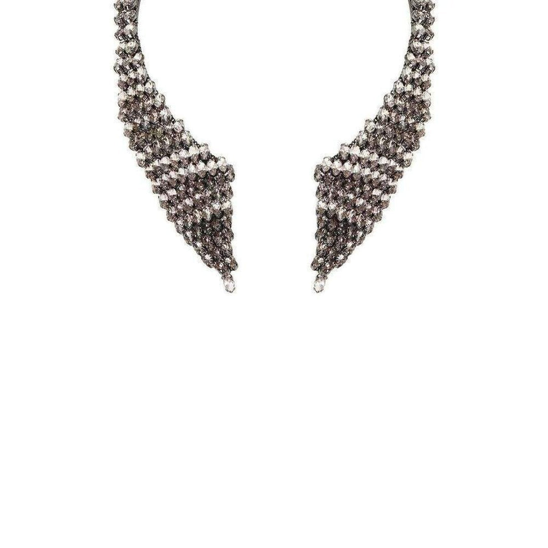 Smoke Stone Collar Necklace