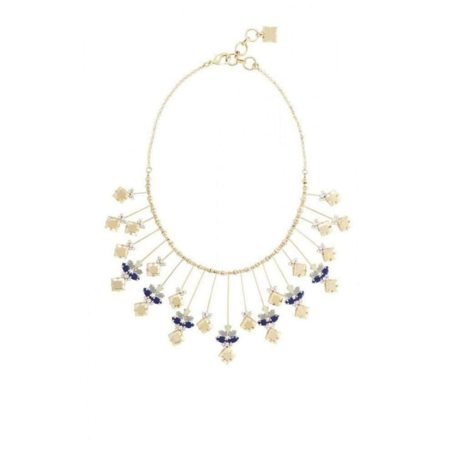 BCBGMAXAZRIA-Square Stone Sunburst Necklace - Runway Catalog