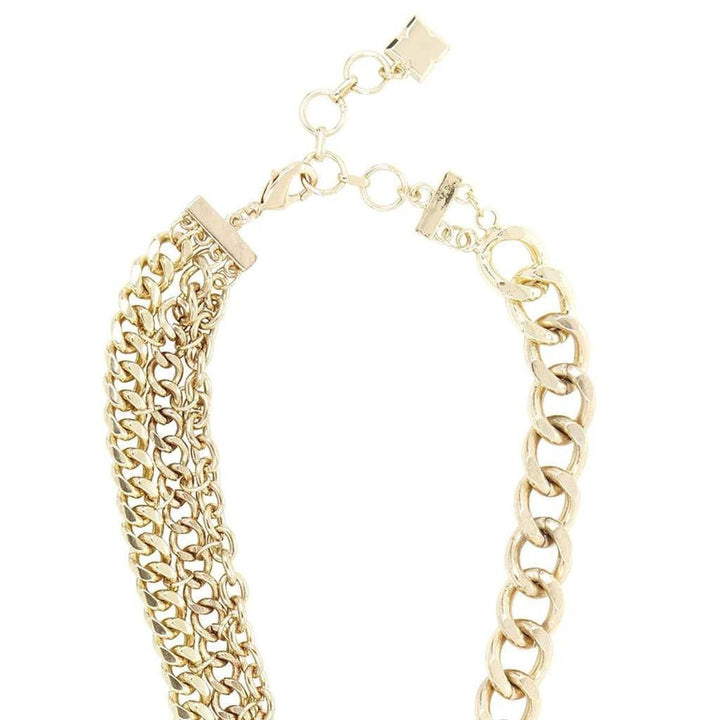 Stone Appliqué Chain Necklace