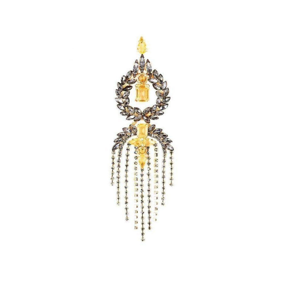 Stone Fringe Earrings