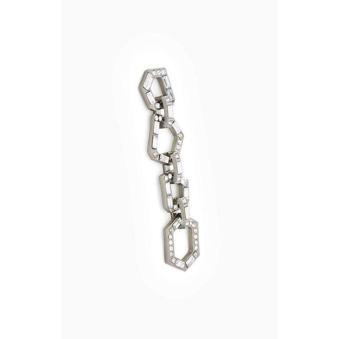Stone Link Chain Earrings