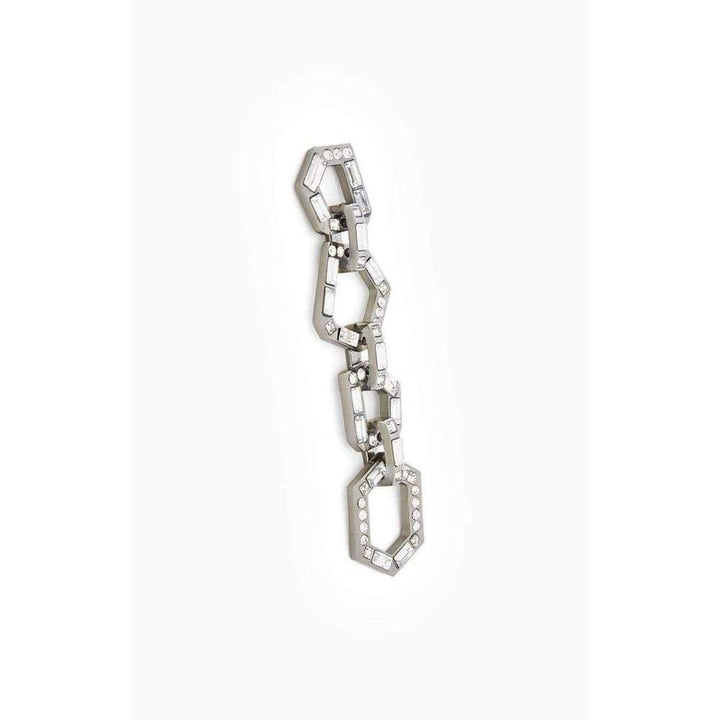Stone Link Chain Earrings