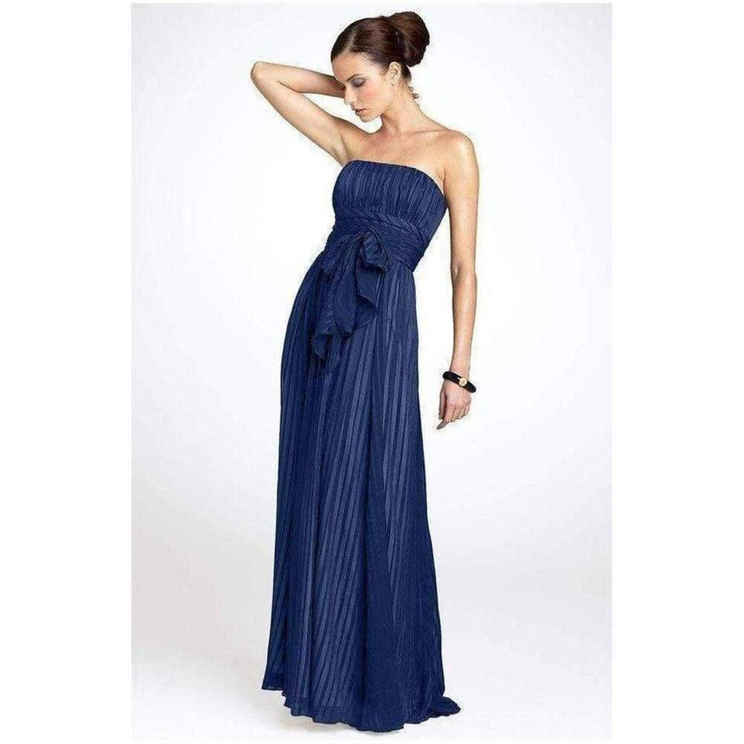 BCBGMAXAZRIA-Strapless Silk Dress LUB64621 - Runway Catalog