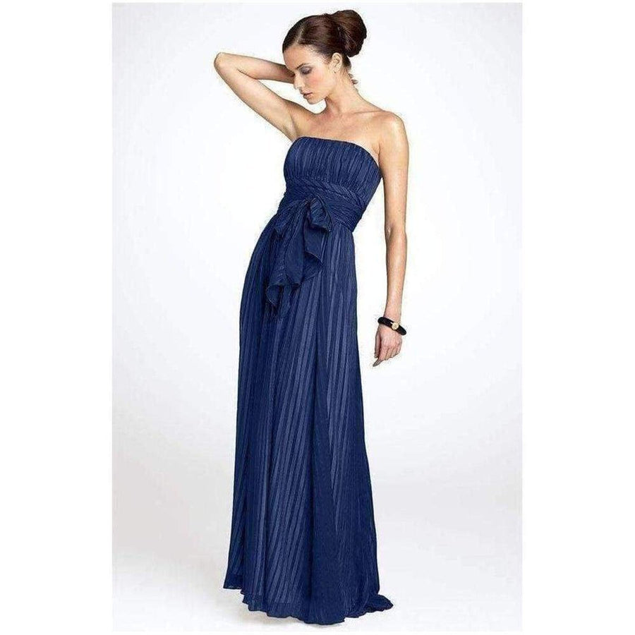BCBGMAXAZRIA-Strapless Silk Dress LUB64621 - Runway Catalog