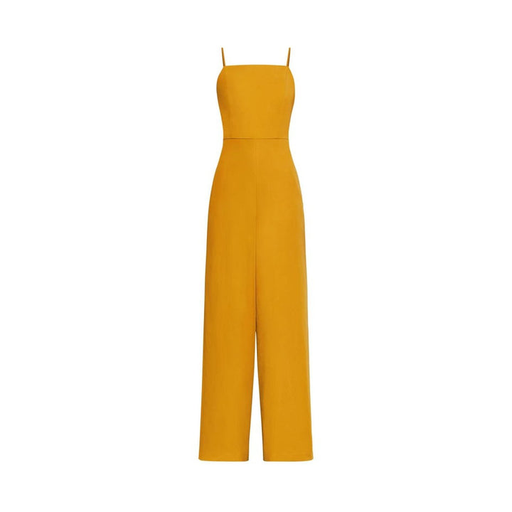 BCBGMAXAZRIA-Strappy Wide Leg Jumpsuit - Runway Catalog