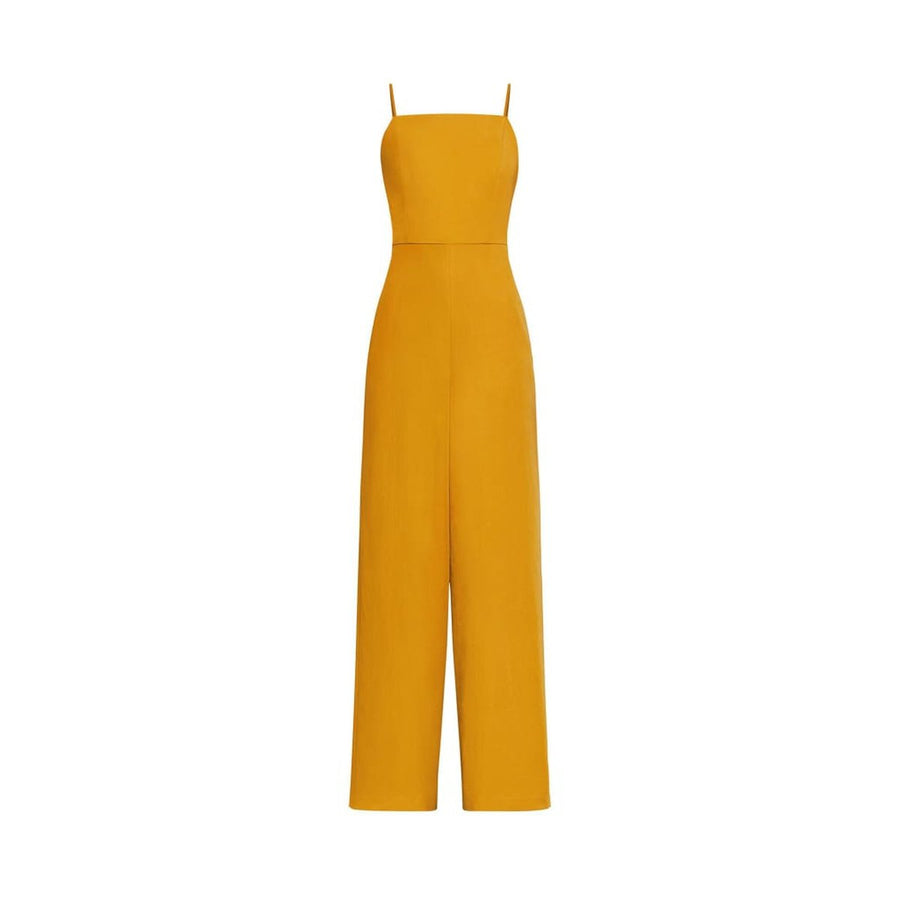 BCBGMAXAZRIA-Strappy Wide Leg Jumpsuit - Runway Catalog