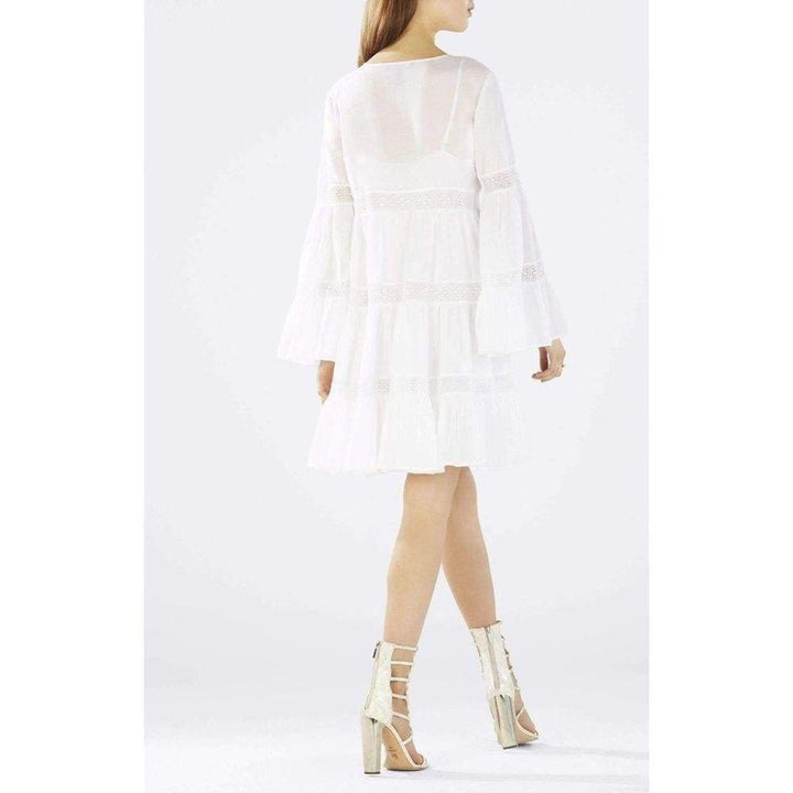 Susie Lace Insert Tiered Babydoll Dress