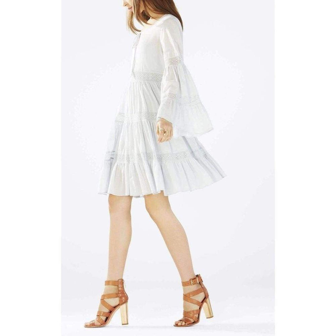 Susie Lace Insert Tiered Babydoll Dress