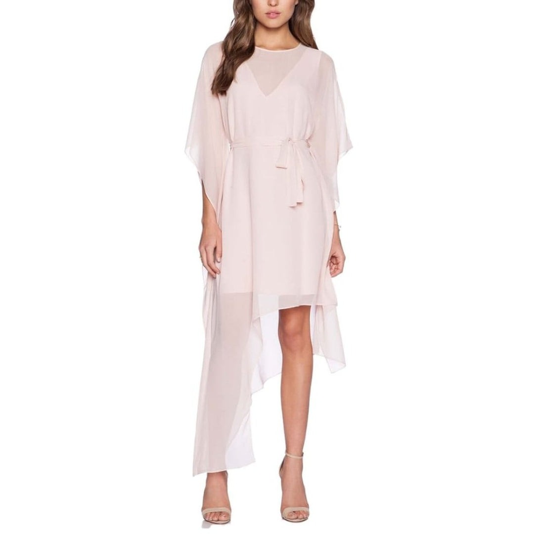BCBGMAXAZRIA-Suzy Asymmetrical Silk Dress - Runway Catalog