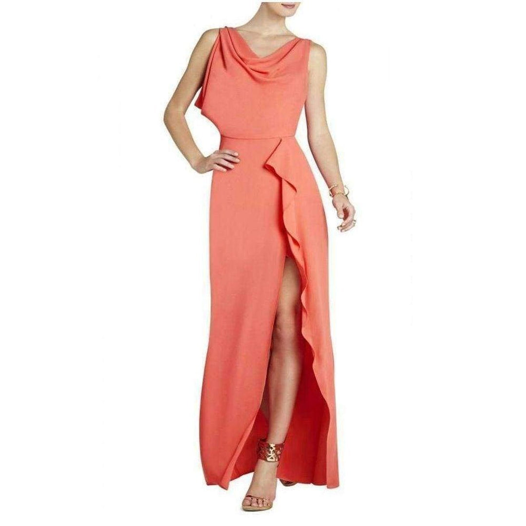 BCBGMAXAZRIA-Sydney Cowl Neck Ambrosia Dress WQR6X536 - Runway Catalog