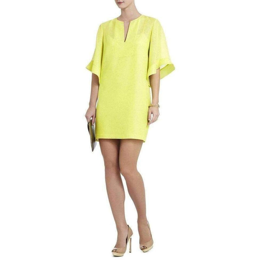 BCBGMAXAZRIA-Tati Ruffle Sleeve Dress - Runway Catalog