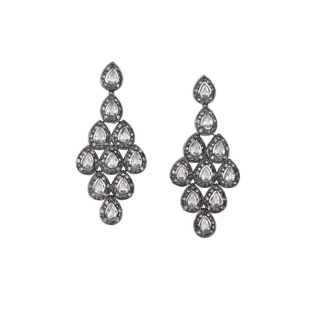 BCBGMAXAZRIA-Teardrop Chandelier Earrings - Runway Catalog