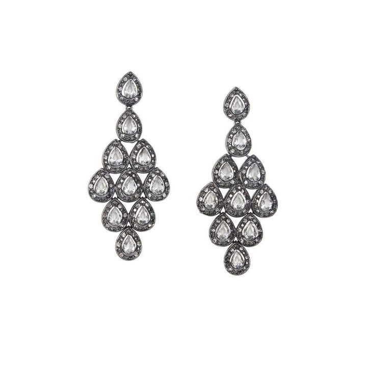 BCBGMAXAZRIA-Teardrop Chandelier Earrings - Runway Catalog