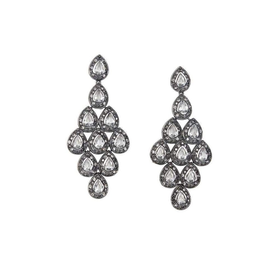 BCBGMAXAZRIA-Teardrop Chandelier Earrings - Runway Catalog
