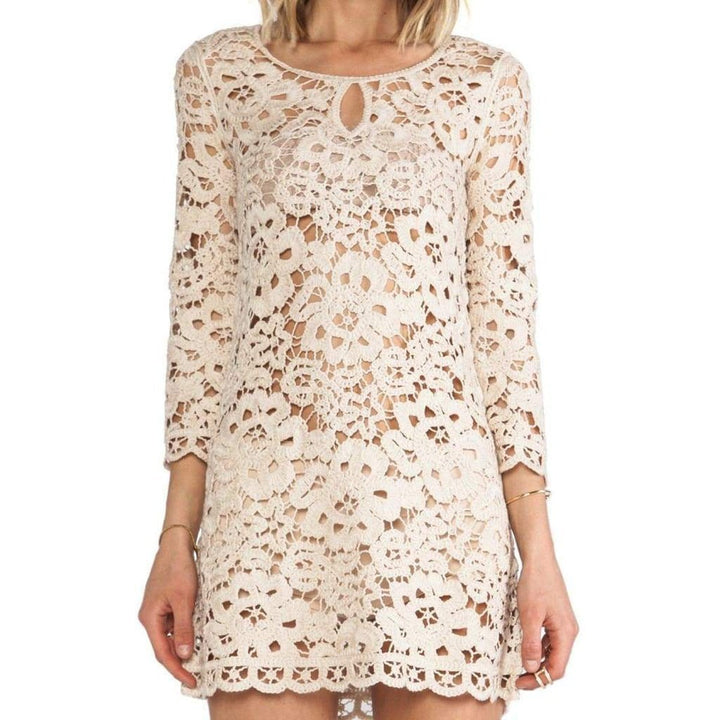 Tianya Crochet Tunic Dress