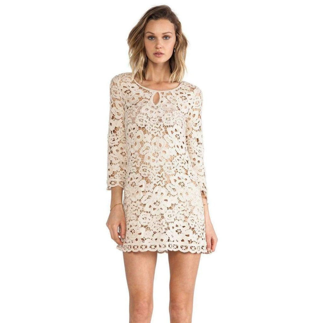 Tianya Crochet Tunic Dress