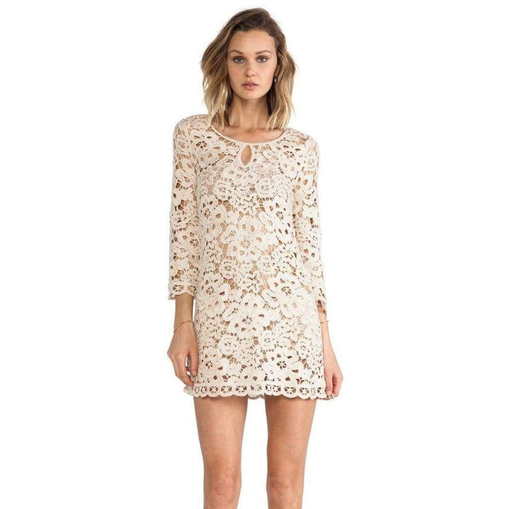 Tianya Crochet Tunic Dress