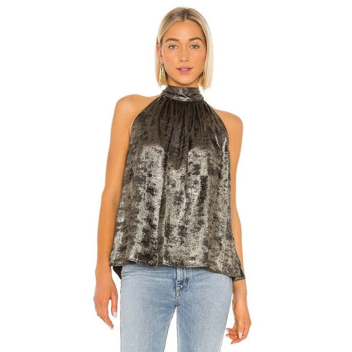 Tie-back Metallic Top