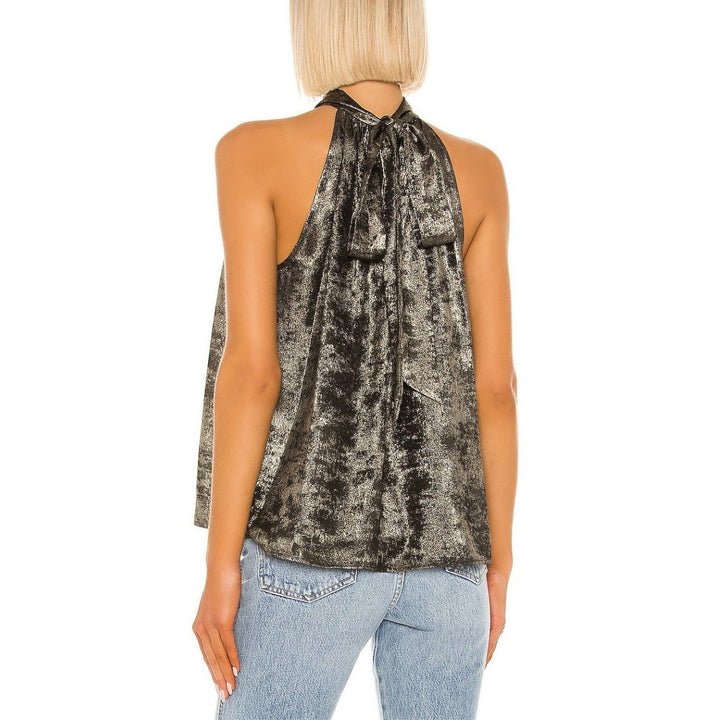 Tie-back Metallic Top