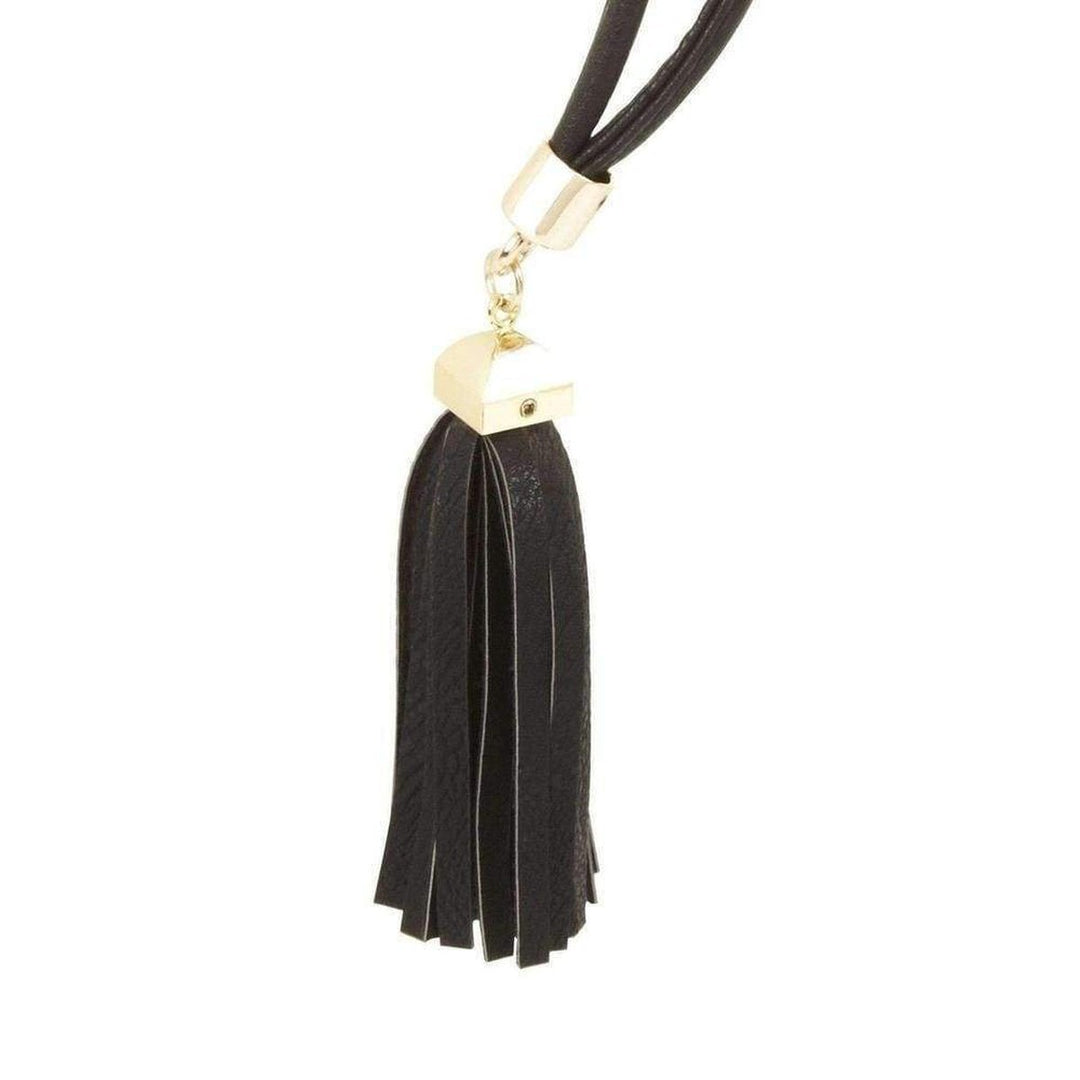 Tie Tassel Black Belt